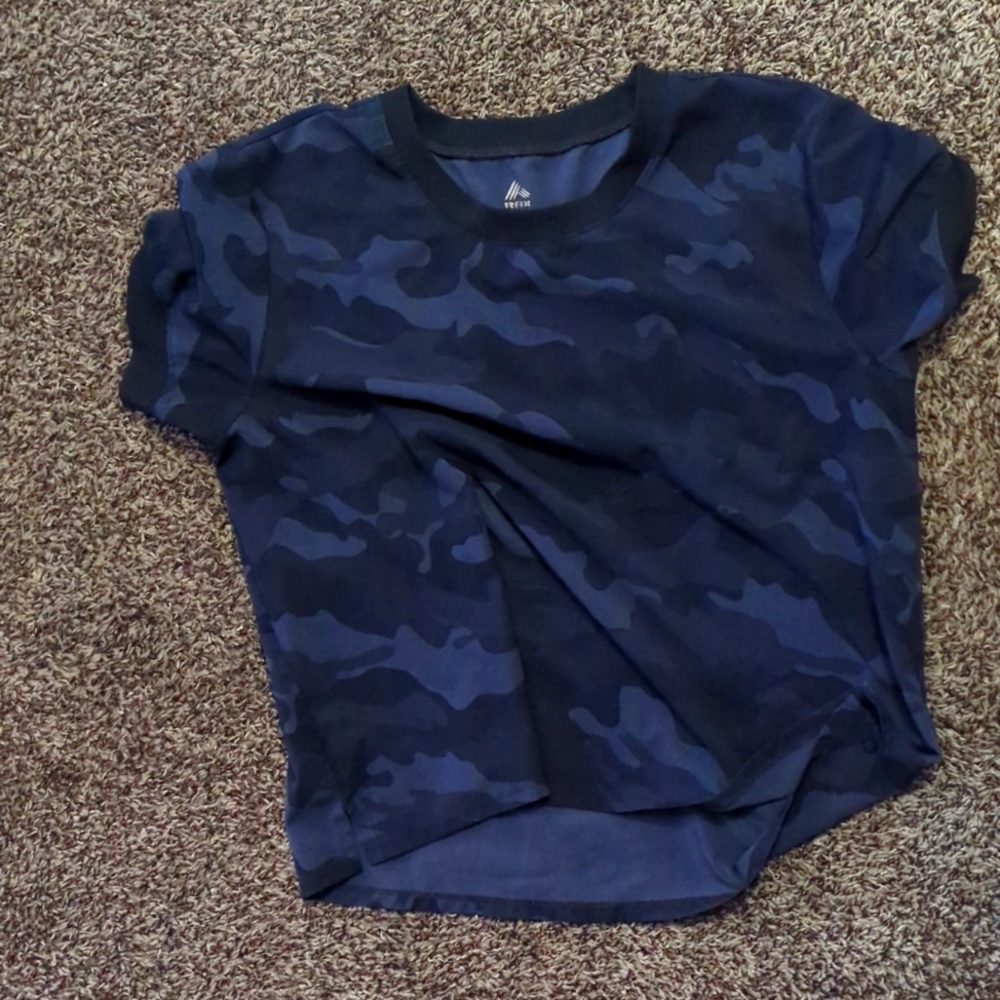 A Black Camouflage Tee